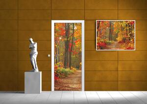 Fototapeta na dvere Jesenný les samolepiace 91 x 211 cm