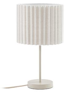 Stolové Lampa Lindby, Libbie, Béžová, Obývacia izba, Tkanina / Textil