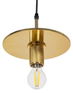 Toolight - Závesná stropná lampa Plate - zlatá - APP1181-1CP