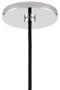 Toolight - Závesná stropná lampa Plate - čierna/chróm - APP1214-1CP