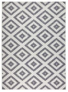 NORTHRUGS - Hanse Home koberce Kusový koberec Twin-Wendeteppiche 103132 grau creme – na von aj na doma - 200x290 cm