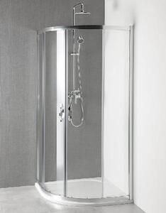 Sapho Sprchy - Sprchový kút, 900x900x1900 mm s vaničkou, číre sklo AG4290