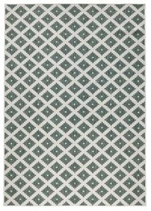 NORTHRUGS - Hanse Home koberce Kusový koberec Twin-Wendeteppiche 103125 grün creme – na von aj na doma - 80x350 cm
