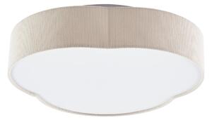 Stropné Lampa Lindby, Winona, stmievateľné, Béžová, Obývacia izba, Tkanina / Textil
