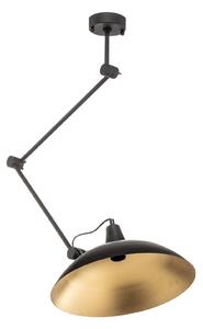 Stropné Lampa ALDEX, 808, stmievateľné, Čierna, Obývacia izba, Kov, Moderný