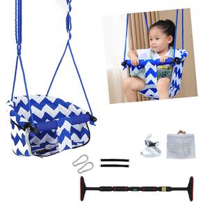 Swingjoy™ Závesná Detská Hojdačka S Napínacou Tyčou