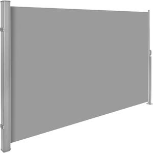 Tectake 401524 vonkajšia bočná markíza - 160 x 300 cm, šedá