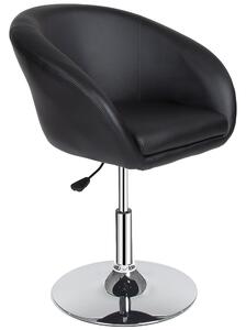 Tectake 401573 barová stolička bernhard - čierna
