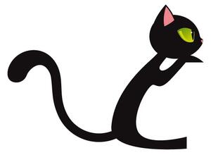 Samolepka Fanastick Black Cat
