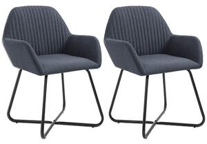 Jedálenské stoličky Molli, 2 ks, rôzne farby, sivé