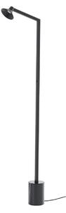 Stojacie Lampa Lucande, Steve, stmievateľné, Čierna, Obývacia izba, Kov, Moderný