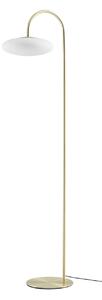 Stojacie Lampa Lucande, Tenebra, stmievateľné, Zlatá / Mosadz, Obývacia izba, Mosadz, Moderný