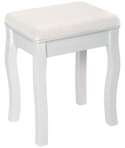 Tectake 402073 toaletná stolička barok - biela