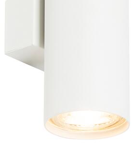 Moderné nástenné svietidlo biele 2 -svetlé - Jeana