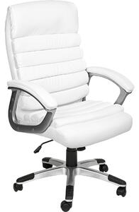 Tectake 402151 kancelárska stolička paul - biela
