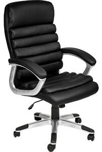 Tectake 402149 kancelárska stolička paul - čierna