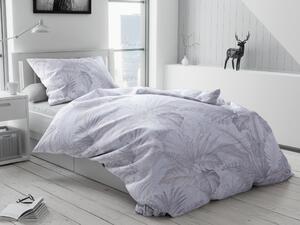 Bavlnené obliečky Papradie sivé Rozměr povlečení: 70x90 cm | 140x220 cm