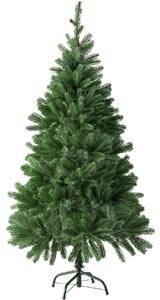 Tectake 402819 umelý vianočný stromček - 140 cm, 470 končeky a vystrekovaniu ihličia zelené