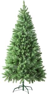 Tectake 402823 umelý vianočný stromček - 180 cm, 742 končeky a vystrekovaniu ihličia zelené