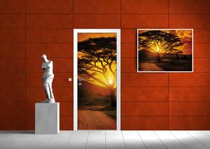 Fototapeta na dvere Africa Sunset samolepiace 91 x 211 cm