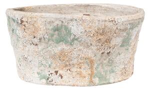 Dekoratívny béžový antik terakotový kvetináč Teracci M - 22*13*11 cm - Clayre & Eef