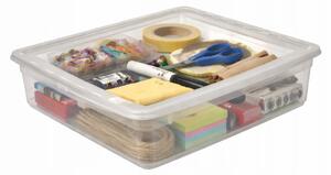 Keeeper Úložný box s vekom BEA Clearbox 9L, 39 x 35,5 x 9 cm