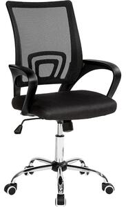 Tectake 401789 kancelárska stolička marius - čierna
