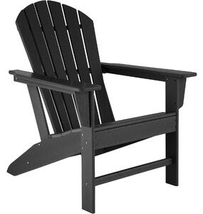 Tectake 403790 záhradná stolička - čierna