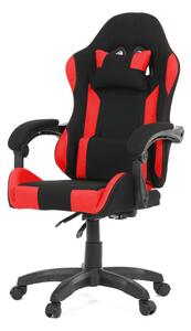 Herná stolička čierna / červená KA-R209 RED