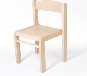Hajdalánek Detská stolička LUCA s tvarovanou opierkou chrbta (natur, 26 cm) LUCA26NATUR