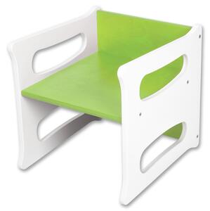 Hajdalánek Detská stolička TETRA 3v1 biela (zelená) TETRABILAZELENA