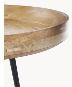 Okrúhly konferenčný stolík z mangového dreva Bowl