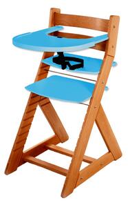 Hajdalánek Rastúca stolička ELA - s veľkým pultíkom (čerešňa, modrá) ELATRESENMODRA