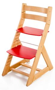 Hajdalánek Rastúca stolička ALMA - standard (buk, červená) ALMABUKCERVENA