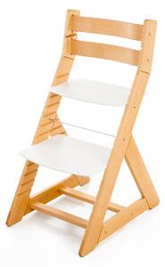 Hajdalánek Rastúca stolička ALMA - standard (buk, biela) ALMABUKBILA