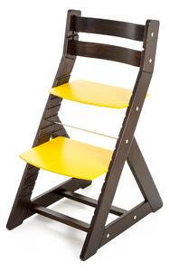 Hajdalánek Rastúca stolička ALMA - standard (wenge, žltá) ALMAWENGEZLUTA
