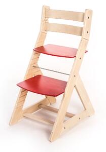 Hajdalánek Rastúca stolička ALMA - standard (breza, červená) ALMABRIZACERVENA
