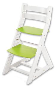 Hajdalánek Rastúca stolička ALMA - standard (biela, zelená) ALMABILAZELENA