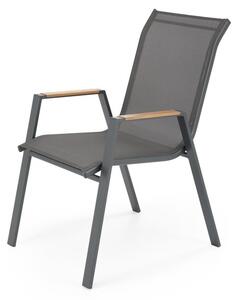 Halmar Kovové záhradné kreslo HOVER sivá / antracit