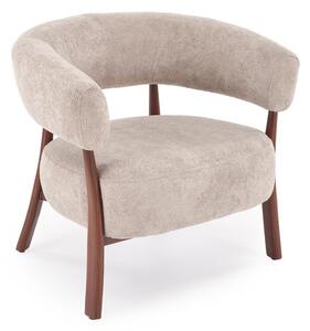 Halmar Kreslo UDON cappuccino / orech