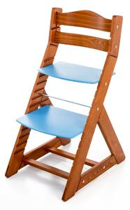 Hajdalánek Rastúca stolička MAJA - guľatá opierka (čerešňa, modrá) MAJATRESENMODRA