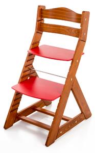 Hajdalánek Rastúca stolička MAJA - guľatá opierka (čerešňa, červená) MAJATRESENCERVENA