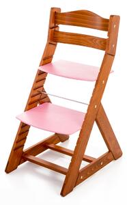 Hajdalánek Rastúca stolička MAJA - guľatá opierka (čerešňa, ružová) MAJATRESENRUZOVA