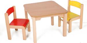 Hajdalánek Detský stolík MATY so stoličkami LUCA (červená, žltá) MATYLUCACEZL