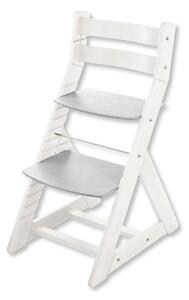 Hajdalánek Rastúca stolička ALMA - standard (biela, svetlo sivá) ALMABILASVESEDA