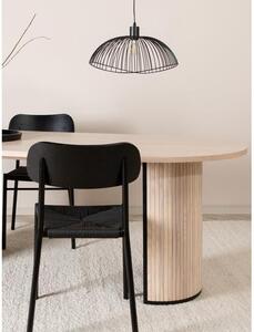 Oválny drevený jedálenský stôl Bianca, 200 x 90 cm