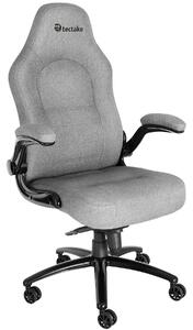 Tectake 404156 kancelárska stolička springsteen - šedá