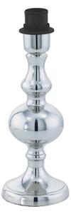 BRILAGI - Stolná lampa CERIA 1xE27/60W/230V priemer 25 cm lesklý chróm/šedá