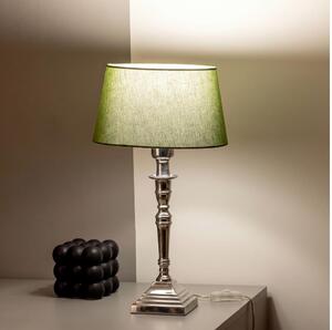 BRILAGI - Stolná lampa CERIA 1xE27/60W/230V priemer 25 cm strieborná/zelená