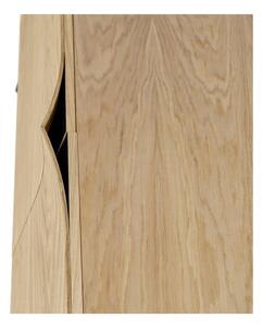 Hnedá komoda v dekore dubového dreva Woodman Flop, 65 x 120 cm
